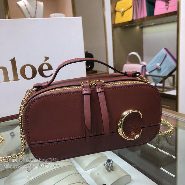 Chloe女包 克洛伊經典C Bag鏈條相機包 Chole手提肩背斜挎包  jjh1223